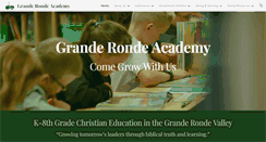 Desktop Screenshot of granderondeacademy.org